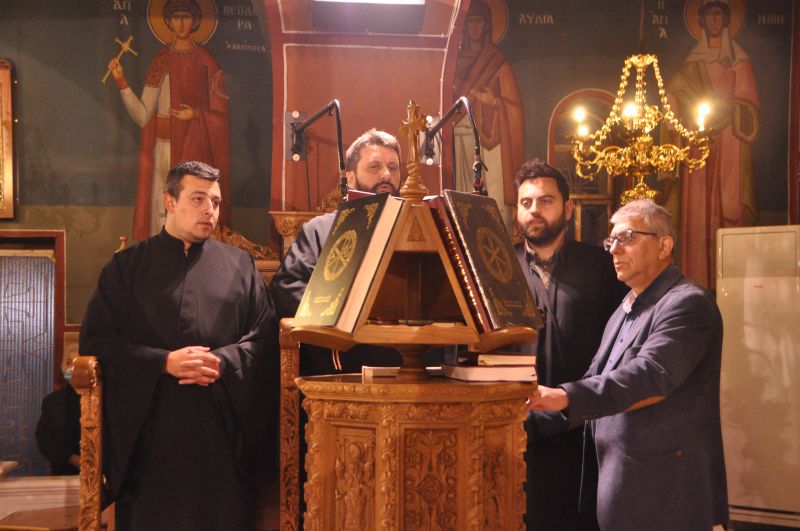 Ἡ Κυριακή τῶν Βαΐων καί ἡ ἀκολουθία τοῦ Νυμφίου στόν ἱερό Μητροπολιτικό Ναό Δράμας.